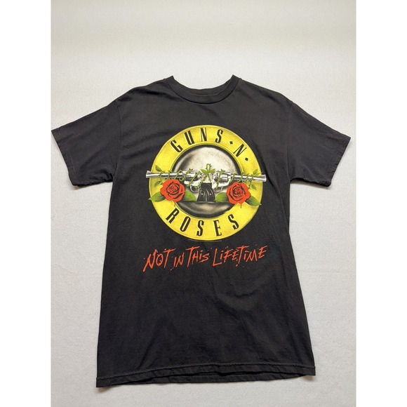 100% Pure Other - Guns N Roses Graphic Short Sleeve T Shirt - Black - 100% Cotton - Size XL
